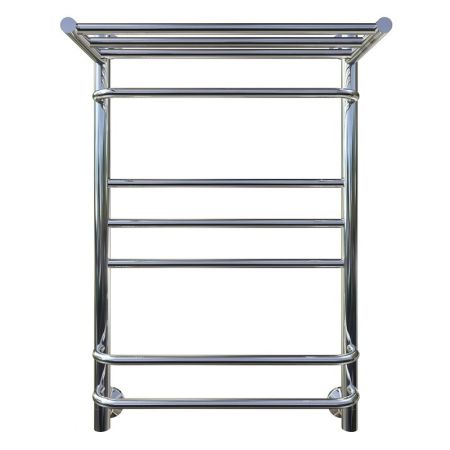 Водяной полотенцесушитель Тругор Идеал Комби 3 П НП 80x50 с полкой Хром, артикул Идеал/комби3/нп8050П