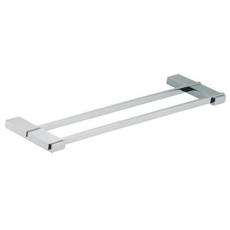 FIMA|Carlo Frattini Quadra Полотенцедержатель 300 мм., двойной, цвет хром, артикул F6021/40CR