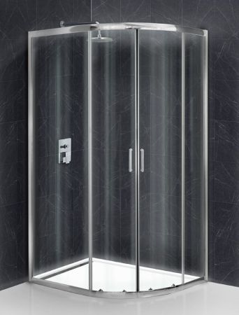 Душевой уголок BelBagno UNO-195-RH-2-100/80-C-Cr, артикул UNO-195-RH-2-100/80-C-Cr