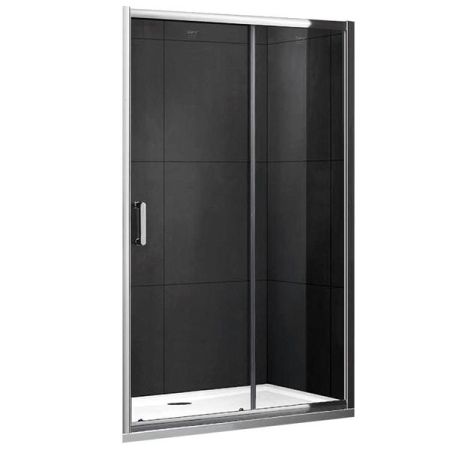 Душевая дверь в нишу Gemy S30191H 100 профиль Хром стекло прозрачное