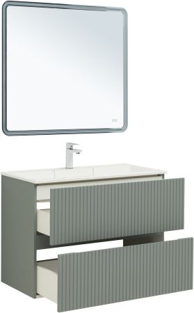 Тумба под раковину Aquanet Джейн 90 мисти грин, артикул 00313319