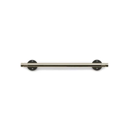 Полотенцедержатель, Bertocci, Officina 01, одинарный, ширина, мм-300, глубина, мм-60, высота, мм-50, тип установки-настенный, материал-латунь, цвет-Brush. Nickel, артикул 127 7511 6050