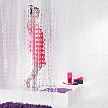 Штора для ванны Ridder Loupe 200х180 Полупрозрачная, артикул 35897