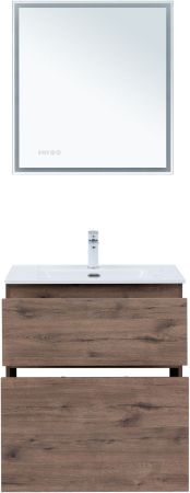Тумба под раковину Aquanet Алвита New 70 напольная, дуб веллингтон табак, артикул 00344128