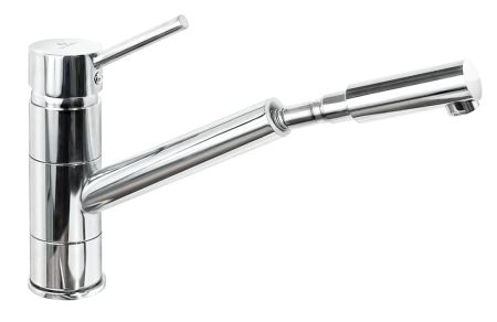 Смеситель для кухни с выдвижным изливом Славен СЛ-ОД-Д23, хром