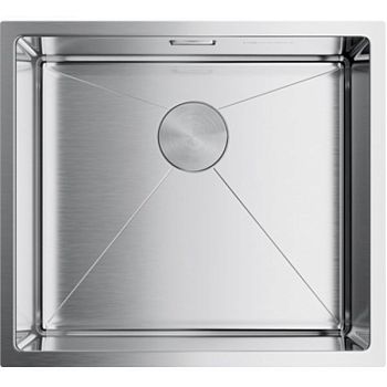 Мойка, OMOIKIRI, TAKI, ширина, мм-490, глубина, мм-440, высота, мм-200, тип установки-встраиваемый, отверстия для смесителя-отсутствуют, с переливом, сифон, донный клапан и декоративный корзинчатый элемент в комплекте, автоматический донный клапан-приобре