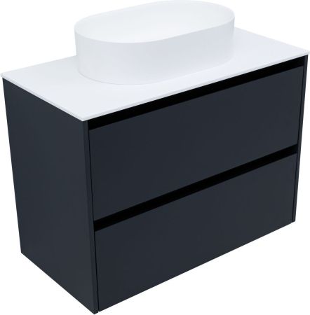 Тумба под раковину Allen Brau Activity 90 1.34005.AM антрацит матовый/черный браш, артикул 1.34005.AM