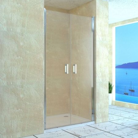 Душевая дверь в нишу RGW Leipzig LE-06 90 профиль Хром стекло прозрачное, артикул 06120609-11