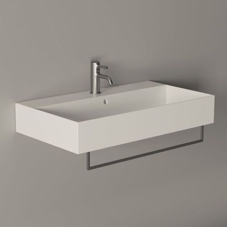 Раковина, Alice, Spy, ширина, мм-810, глубина, мм-460, высота, мм-135, тип установки-подвесной/накладной, отверстия для смесителя-1, с переливом, донный клапан-необходимо заказать, материал-керамика, вид грязеотталкивающего покрытия-Aliglaze+, без креплен