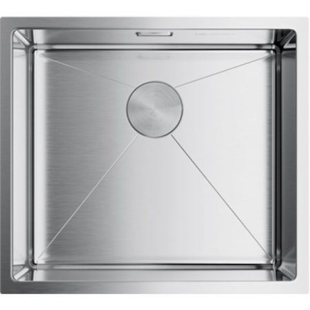 Мойка, OMOIKIRI, TAKI, ширина, мм-490, глубина, мм-440, высота, мм-200, тип установки-встраиваемый, отверстия для смесителя-отсутствуют, с переливом, сифон, донный клапан и декоративный корзинчатый элемент в комплекте, автоматический донный клапан-приобре, артикул 4973045