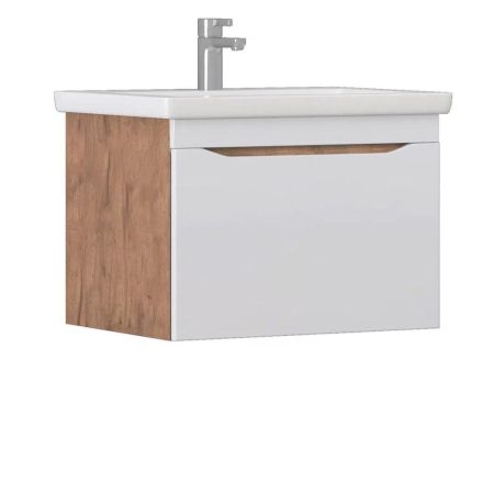 Тумба под раковину подвесная VIGO Grani 165 дуб золотой, 70 см, артикул 165 дуб золотой