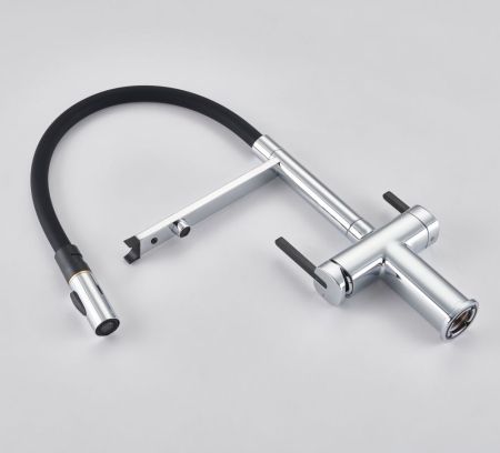 Смеситель для кухни с подключением фильтра для воды Rose R358, хром