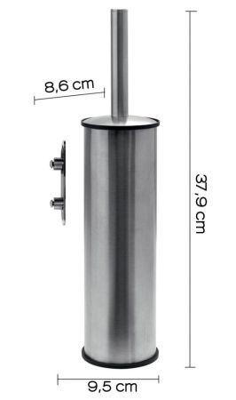 Gedy Project, настенный металлический ерш, цвет зачищенный хром, артикул 5034/03(38)