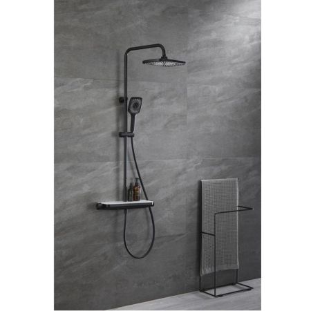 Душевая система Savol SK-H3445H, черный, артикул SK-H3445H