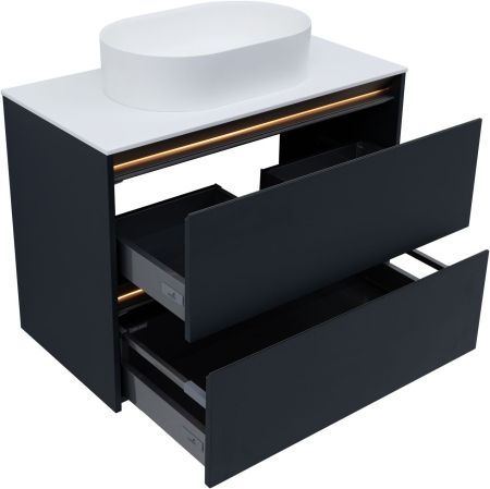 Тумба под раковину Allen Brau Activity 90 1.34013.AM антрацит матовый/олива браш, артикул 1.34013.AM