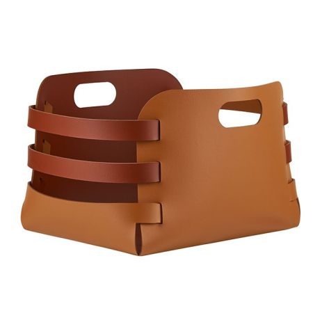 ADJ Корзина Riga, 27x36xH25 см., цвет: коньяк/бордо, артикул 9687.09/30