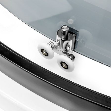  Душевое ограждение NEW TRENDY NEW VARIA BLACK 90x90x190 K-0566 (черный), артикул K-0566