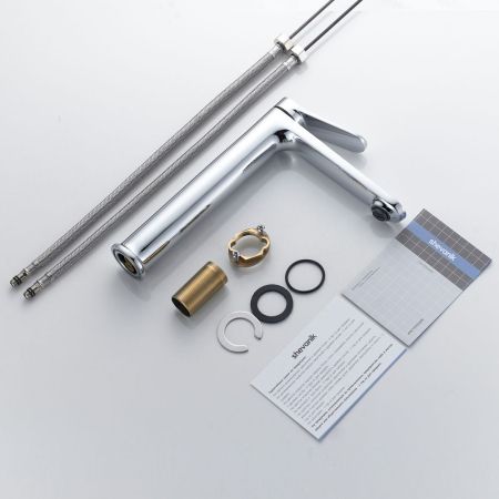 Смеситель для раковины высокий Shevanik S4311, хром, артикул S4311