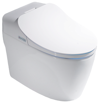 Электронный приставной унитаз-биде  TIMO TE-721, белый