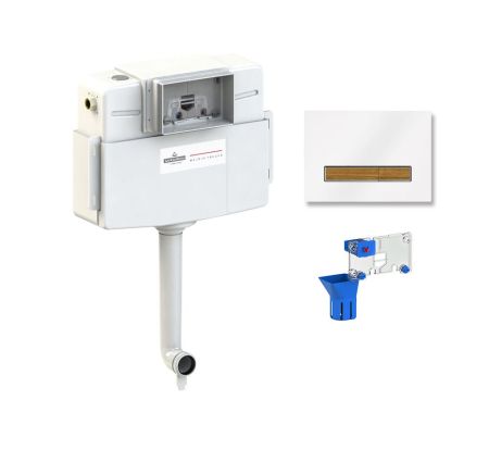 Комплект 3 в 1 бачка скрытого монтажа для приставного унитаза Lavinia Boho Relfix 77030074, артикул 77030074