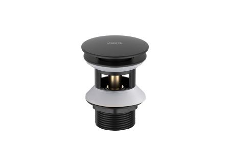 Сливной набор для раковины AQUATEK, матовый черный AQ6002MB Сливной набор для раковины AQUATEK, матовый черный AQ6002MB