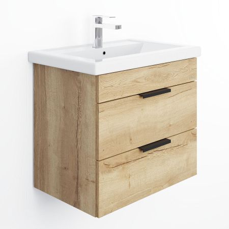 Тумба Onika Легран 70 подвесная, дуб галифакс (ум. Фостер 70), артикул 107048