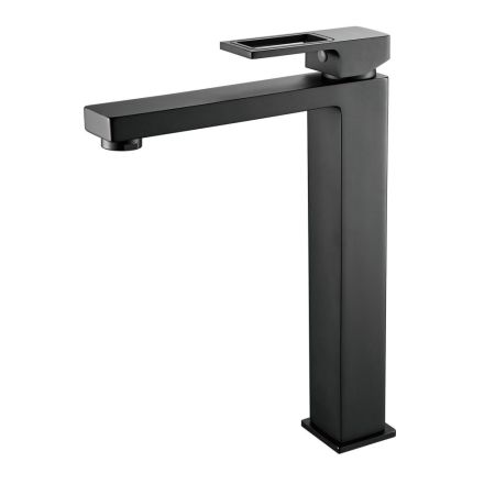 Смеситель для раковины высокий  Raffine F1196H, черный, артикул F1196H