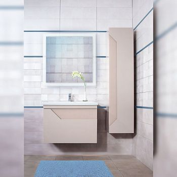 Комплект мебели для ванной Бриклаер БРАЙТОН 70B, бежевый