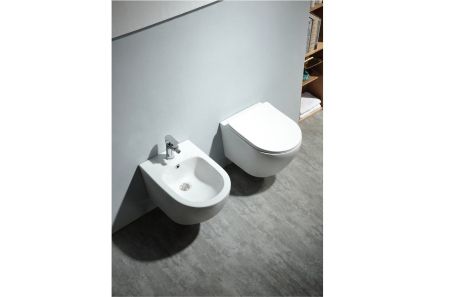 Биде подвесное AQUATEK ЕВРОПА AQ1016-00 510*355*310 мм, цвет белый, артикул AQ1016-00