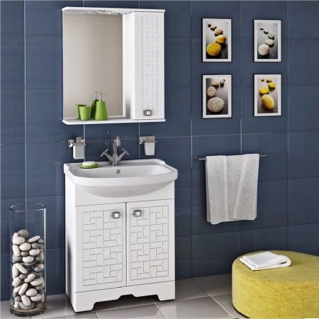 Тумба под раковину Runo Авила 60 4620750023683 Белая