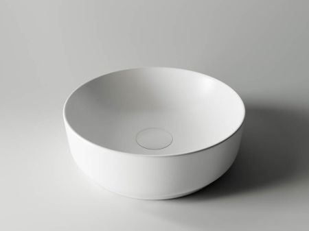 Умывальник чаша накладная круглая (цвет Белый Матовый) Element 355*355*125мм CN6006, артикул CN6006