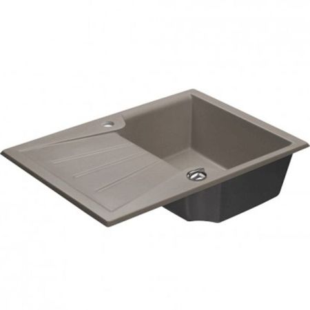 Кухонная мойка Акватон Монца 68 1A716032MC250 Серый шелк, артикул 1A716032MC250