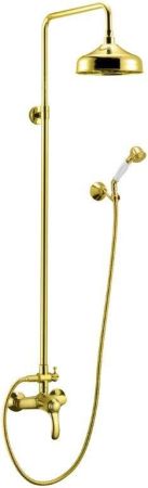 Душевая стойка со смесителем, верхним и ручным душем CEZARES LIRA-C-CD, артикул LIRA-M-CD-01