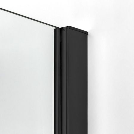 Шторка для ванны NEW TRENDY NEW SOLEO BLACK 60 см P-0078 (черный), артикул P-0078