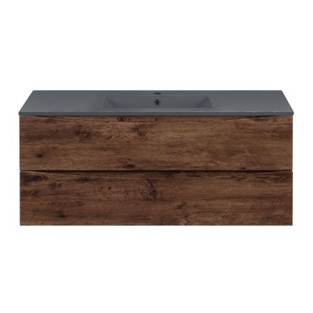 База под керамическую раковину Mia 1200 подвесная, 2 выкатных ящика soft close, R.Wood, артикул VMC-2MC120RW