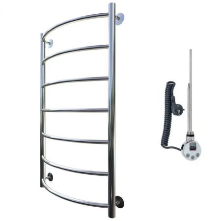 Электрический полотенцесушитель Тругор Приоритет 1 элТЭН 100x50 Хром, артикул Приоритет1/элТЭН10050