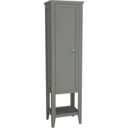 Пенал Valarte 55 см левосторонний, цвет серый матовый