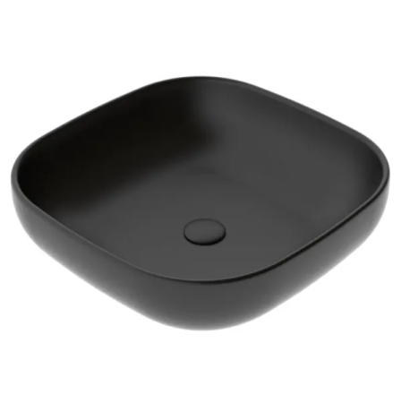 Раковина GSG Easy 45 квадратная, черный матовый