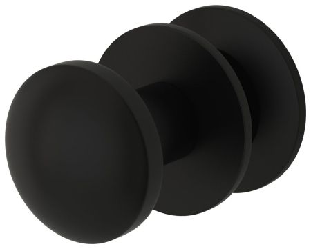 Крючок, Сунержа, СФЕРА, одинарный, ширина, мм-34, глубина, мм-49, высота, мм-34, тип установки-между перемычками полотенцесушителя, для водяных и электрических моделей, материал-нержавеющая сталь, крепления в комплекте, цвет-матовый чёрный, артикул 31-2010-0001