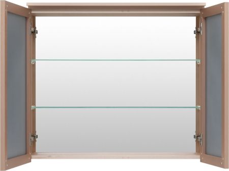 Зеркальный шкаф De Aqua Алюминиум 90 медь