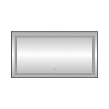 Зеркало с подсветкой LED Fixsen FX-2090F прямоугольное 90х70 см, графит