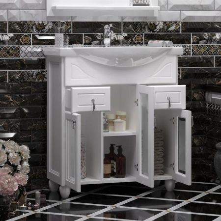 Мебель для ванной Тибет 75 Opadiris Белый матовый, артикул 