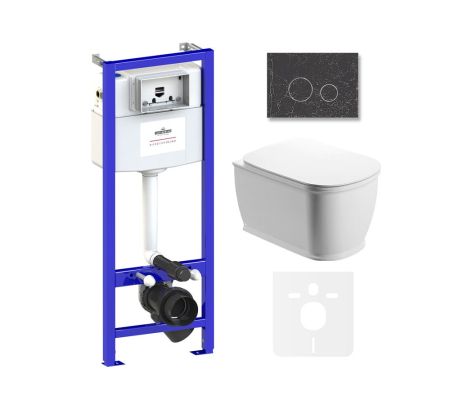 Комплект 6 в 1 Lavinia Boho Bell Pro Rimless 75110015, премиум с каменной клавишей, артикул 75110015