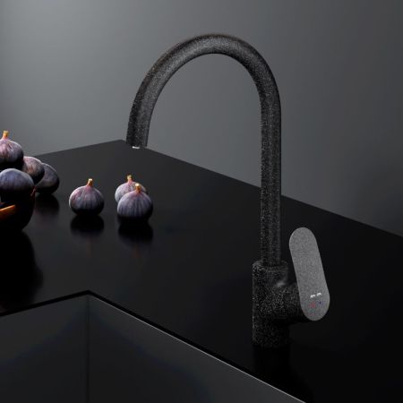 F8007722 Like, смеситель для кухни с каналом для питьевой воды, черный, шт., артикул F8007722