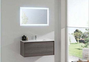 IBX LUXOR, тумба под раковину 100 см, 1 ящ. наруж./1 ящ. внутр., цвет пино джексон