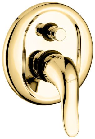 Внутристенный смеситель Duka на выхода, цвет золото, артикул 44019OR