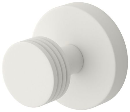 Крючок, Сунержа, КАНЬОН, одинарный, ширина, мм-50, глубина, мм-41, высота, мм-50, тип установки-настенный, материал-нержавеющая сталь, крепления в комплекте, цвет-белый матовый, артикул 30-3005-0000