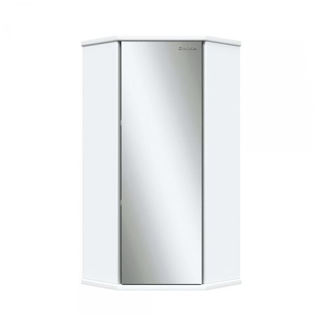 Шкаф-зеркало Onika Модерн 34 белый, универсальный, угловой