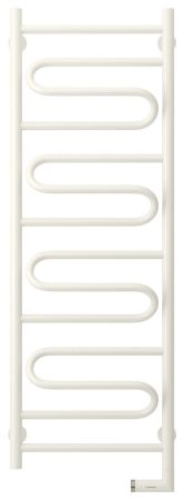 Полотенцесушитель электрический "ЭЛЕГИЯ 2.0" 1200х400 / МЭМ правый (Белый (RAL-9003)), артикул 12-5219-1240