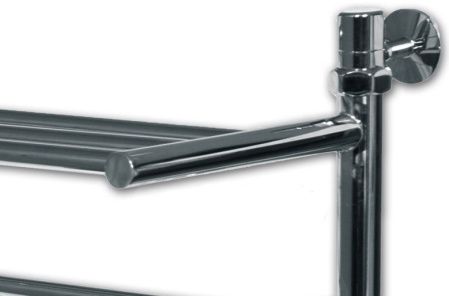 Водяной полотенцесушитель Ника Classic ЛП/ВП 50x60 с полкой Хром